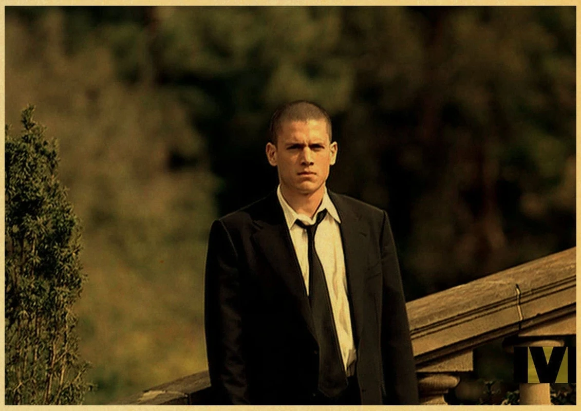 B039 Prison Break Wentworth Miller Доминик Пёрселл винтажный бумажный плакат настенная живопись украшение дома 42X30 см 30X21 см - Цвет: B039