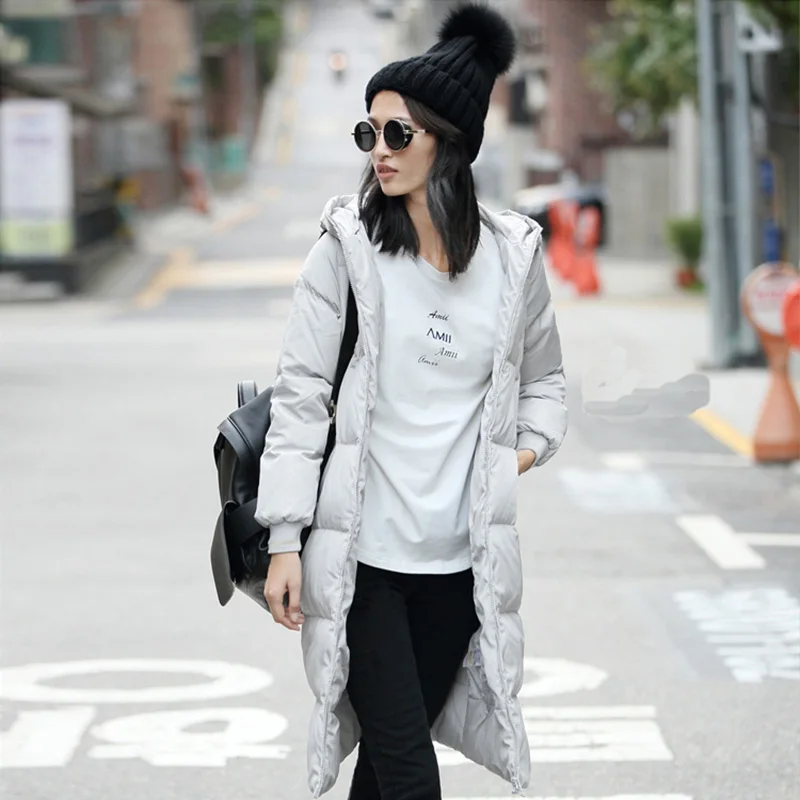 

2020 Plus Size European Style Hooded Winter Jacket Women Coat Female Suit New 90% White Duck Down Parka Casaco Feminino WUJ0739