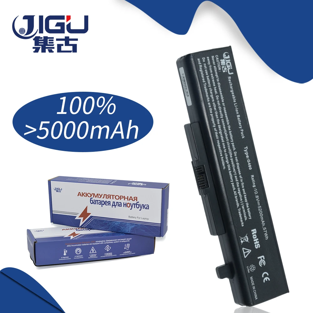 Новый аккумулятор JIGU с 6 ячейками L11L6Y01 L11S6Y01 для Lenovo Y480P Z380AM Y580NT G485A G410 Y480A Y480 Y580 G480