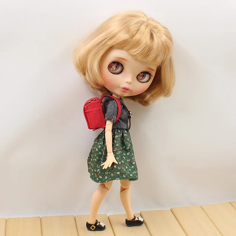 Школьная сумка для куклы 1 комплект аксессуары Blyth Барби 1/8 BJD кукольный домик