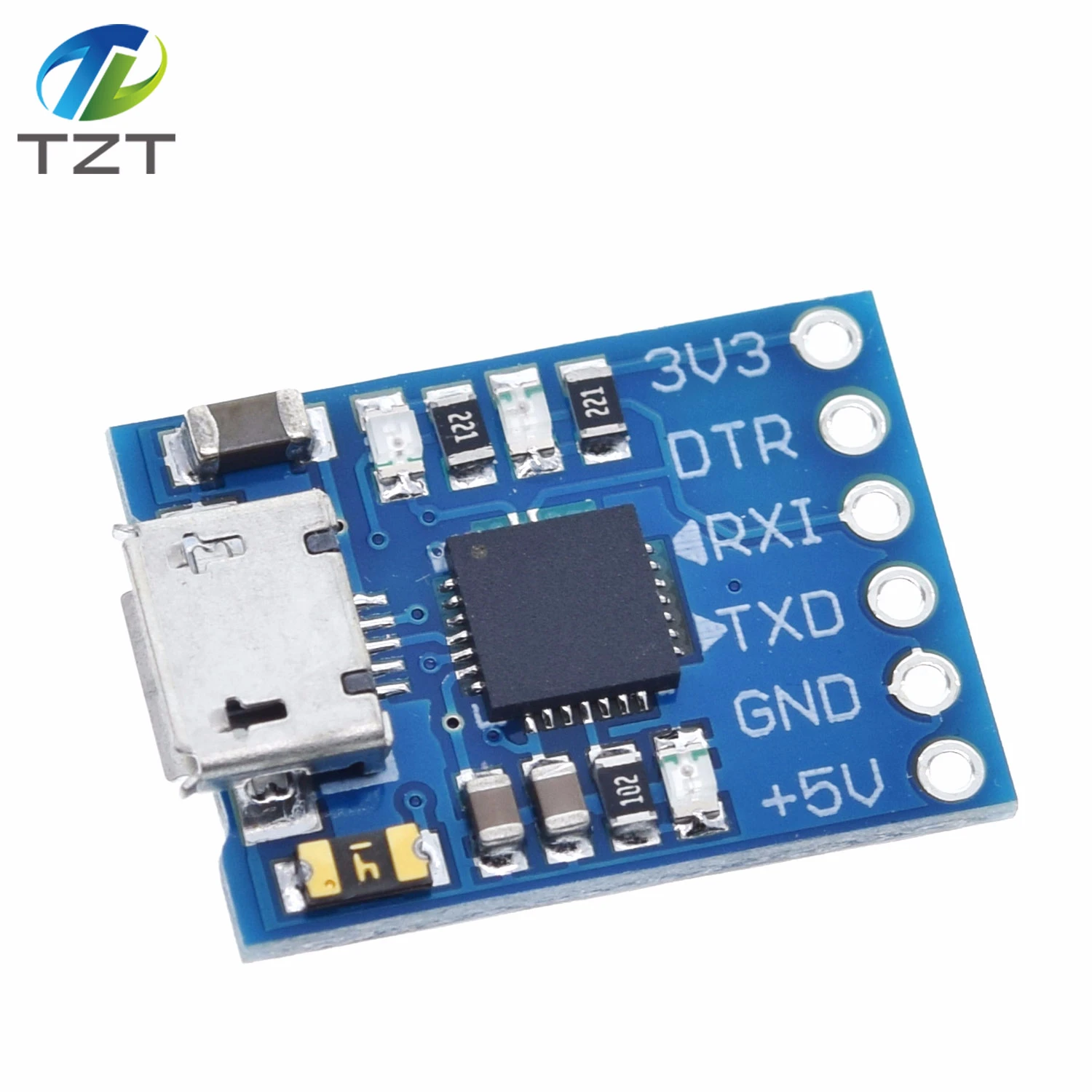 1 шт. CP2102 MICRO USB к UART TTL модуль 6 контактный последовательный преобразователь STC