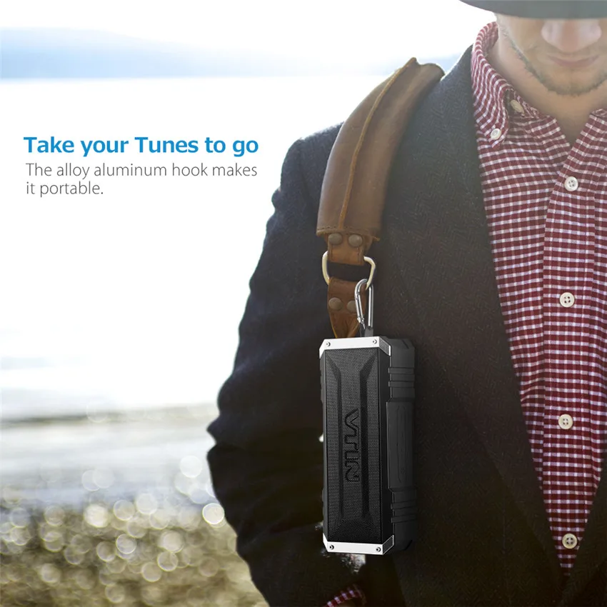 VTIN портативный беспроводной bluetooth динамик 20 Вт с двумя десятью драйверами