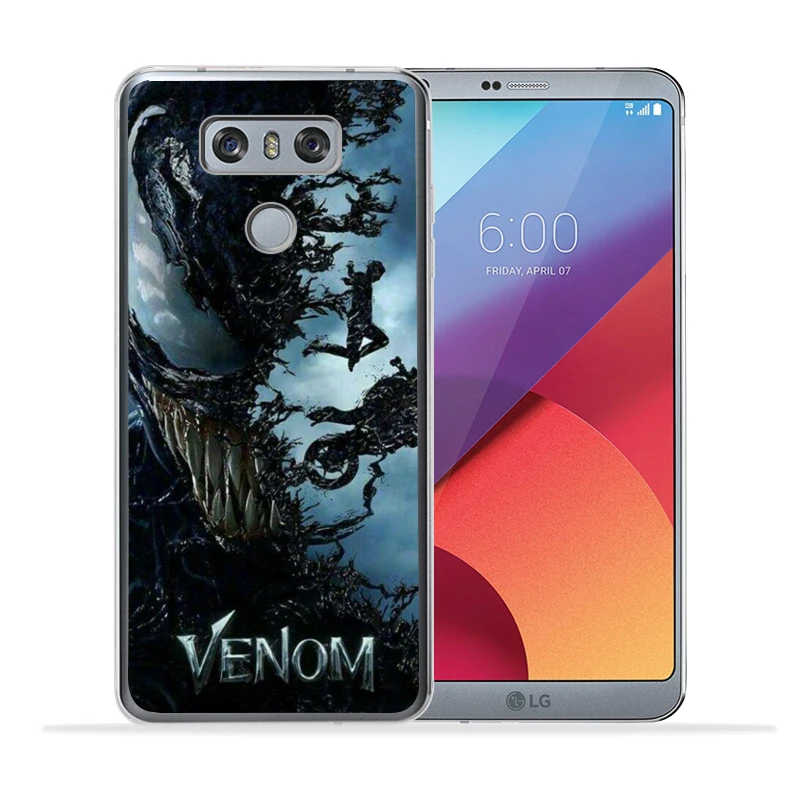 Чехол Marvel для LG G4 G5 G6 V30 Q6 K7 K8 K10 X экран power 2 3 Железный человек Веном Дэдпул Человек-паук задний Чехол - Цвет: 19
