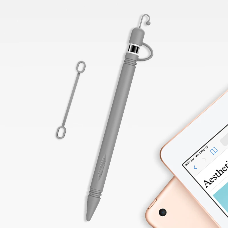Мягкий силиконовый чехол для Apple Pencil, стилус для Apple, 360, полный защитный чехол, коннектор для iPad Pro Tablet