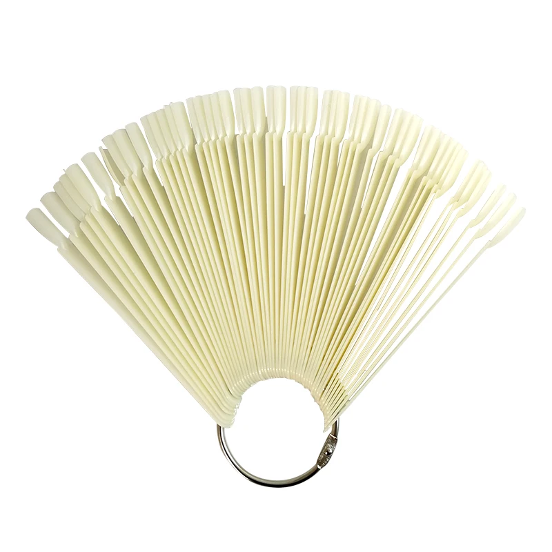 Лидер продаж 50x веерообразные натуральные накладные насадки для инструментов