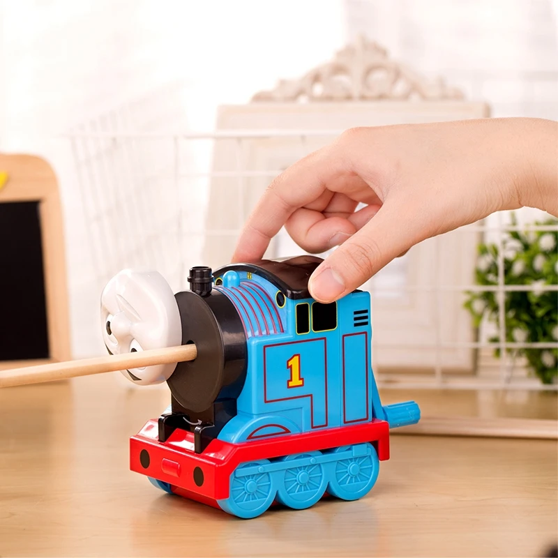 Deli 0743 Малый поезд Thomas милая ручная точилка для карандашей Студенческая детская