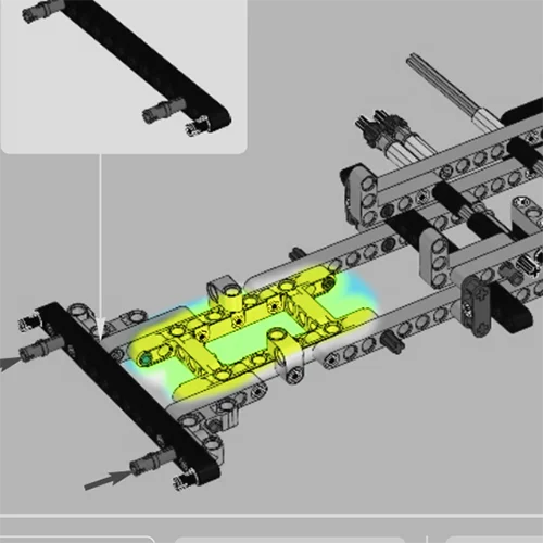 Самоблокирующиеся кирпичи Бесплатное создание игрушек технические детали луч R.