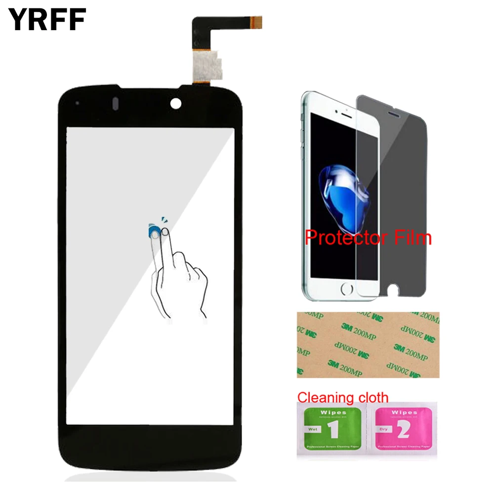 4.5'' Mobile Phone Touch Panel Front Glass For DNS S4508 Screen Digitizer Lens Sensor Protector Film Adhesive | Мобильные