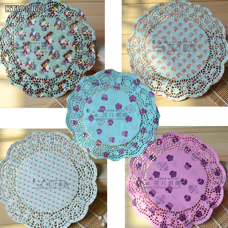 Цветная бумага для печати doilies, 10," = 26,7 см, Круглая Бумажная Кружевная салфетка/тарелка, свадебные декоративные подкладки