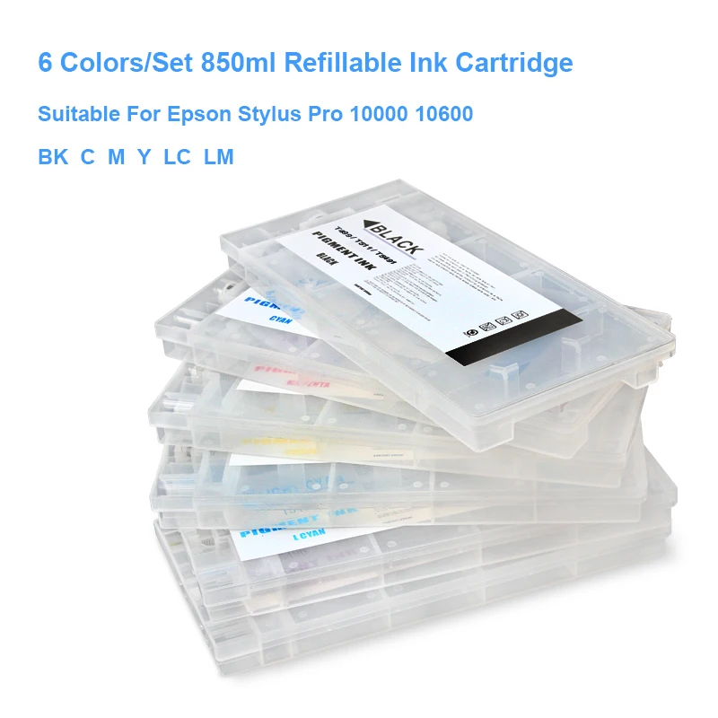 Картридж для Epson Stylus Pro 10000 10600 6 цветов/комплект|cartridge stylus|cartridge valvechips bga |
