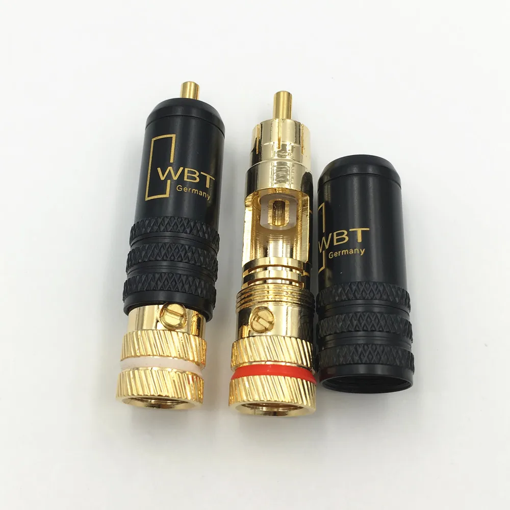 100 шт. стандартные штекеры для RCA медные позолоченные штекеры|plug auto|plug in fuse holderplug for