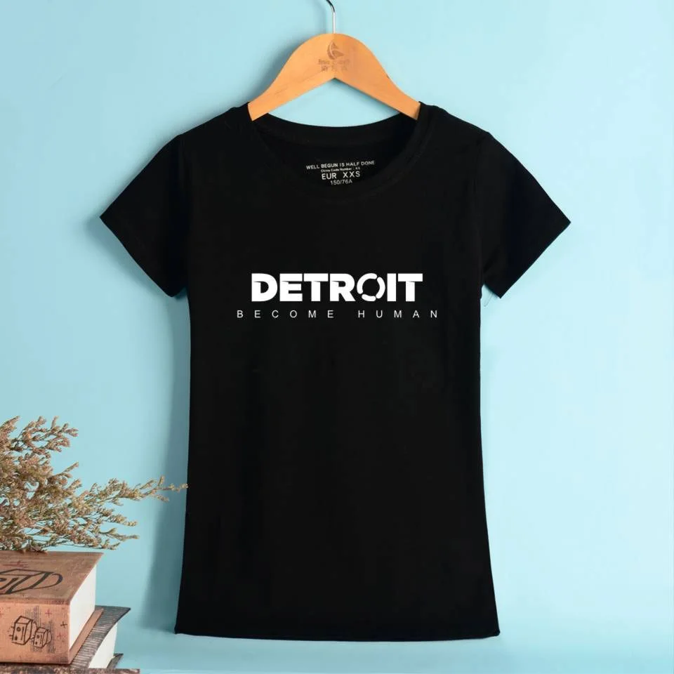 Футболка из 100% хлопка с короткими рукавами Detroit Become футболка облегающая одежда