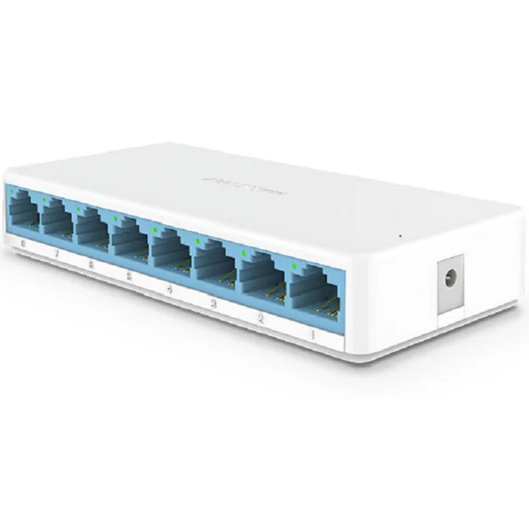 8-Порты и разъёмы быстрому включению 10/100 Мбит/с miniethernet переключатель ступицы RJ45 Vlan Настольный сетевой концентратор-переключатель PC коммутатор