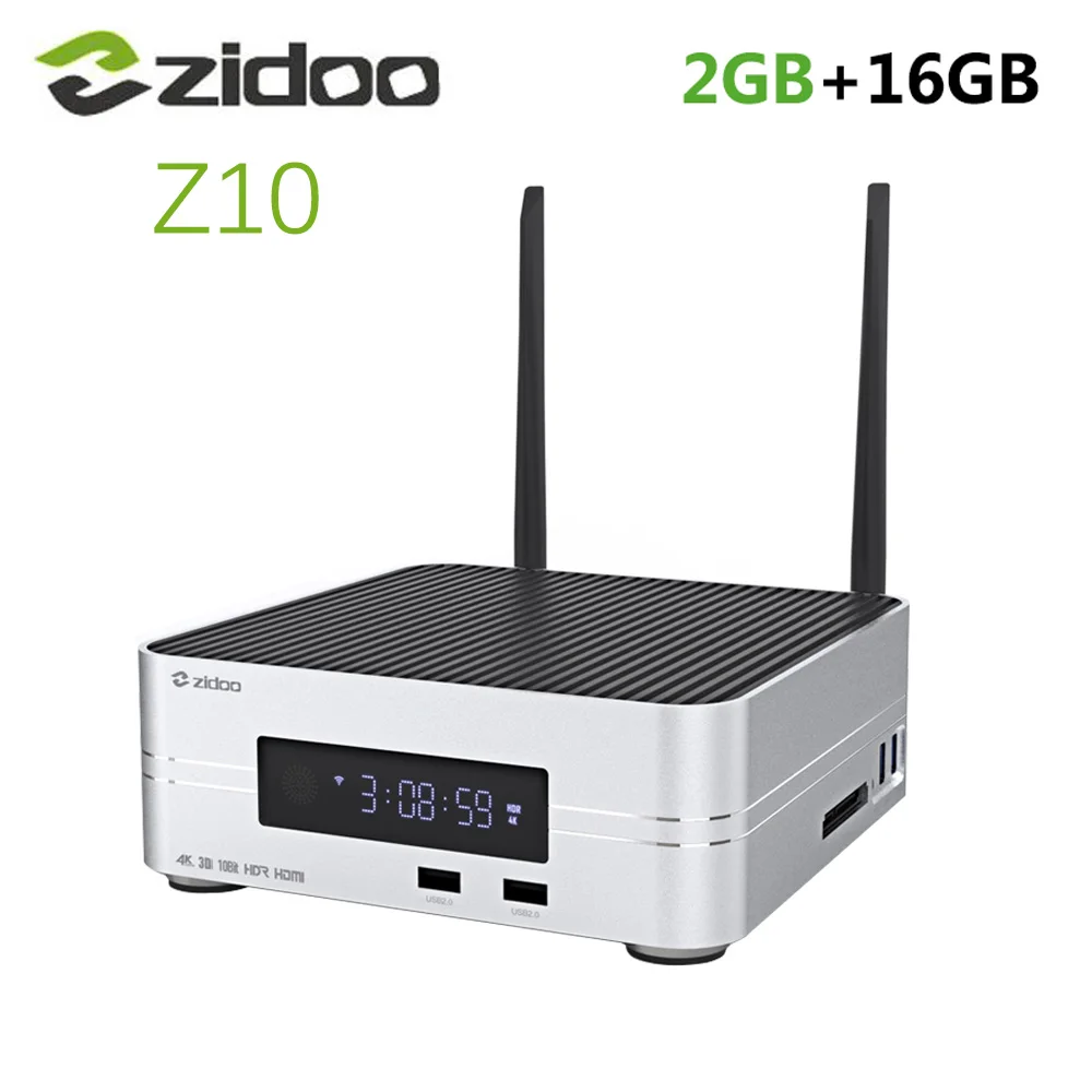 ТВ приставка Zidoo Z10 на Android 7 1 1000M LAN 4K HDR Смарт Realtek RTD1296 2 Гб ОЗУ 16 ПЗУ поддержка 5