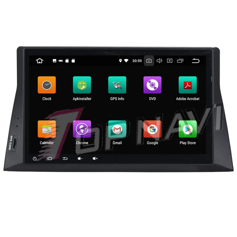 Четырехъядерный Автомобильный GPS навигатор Topnavi 10 1 дюйма Android 8 для Honda Accord 2008 2009 2010