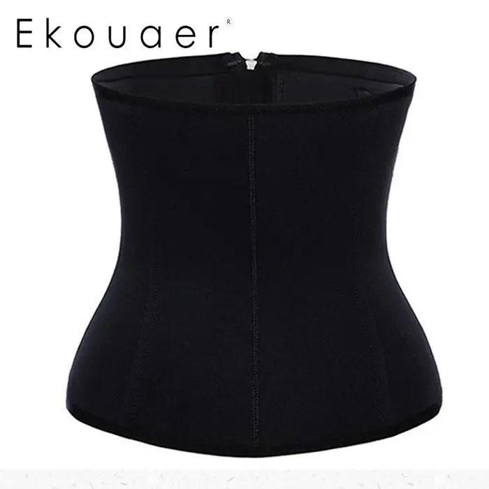 Ekouaer Body Shaper Талии Тренер Триммер корсет пояс тренировки Корректирующее белье для