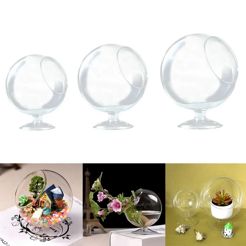 1 шт. домашний декор гидропоники аквариум стеклянная ваза бак для растений