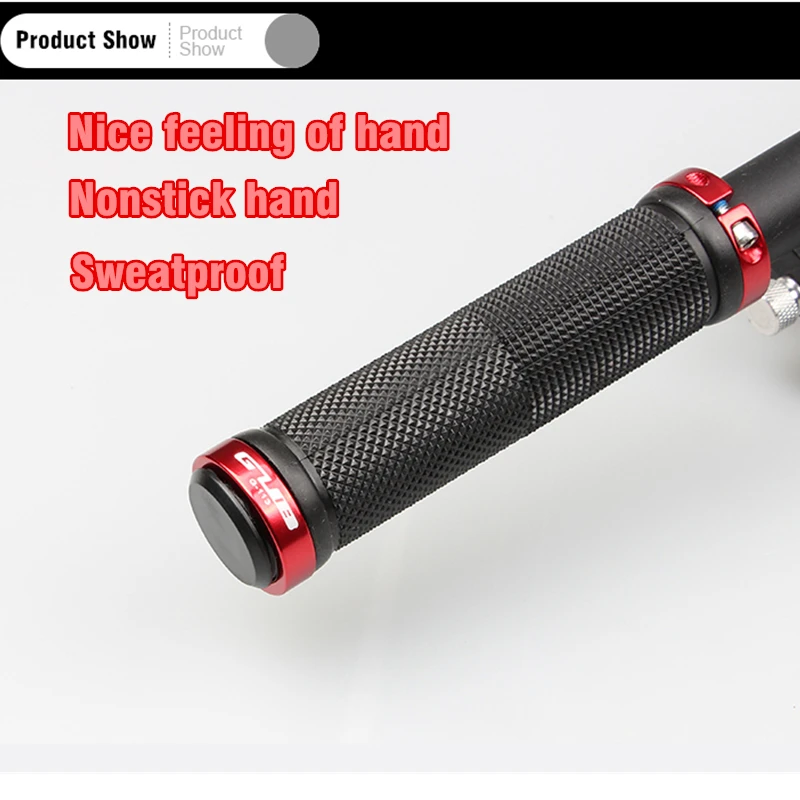 Sweatproof велосипедная Запираемая ручка для велосипеда MTB алюминиевый сплав+ резиновый противоскользящий Руль Ручка для горной дороги ручка велосипедного руля