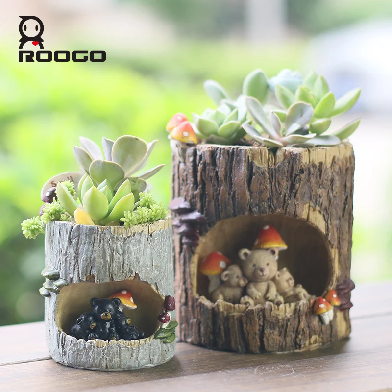 Roogo цветочный горшок небольшой горшок для суккулентов винтажный горшок для садового растения горшки дома для украшения комнаты украшения для балкона плантаторы для растений