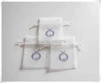 organza oem ribbon logo organza gift candy bags jewellry package pouch
