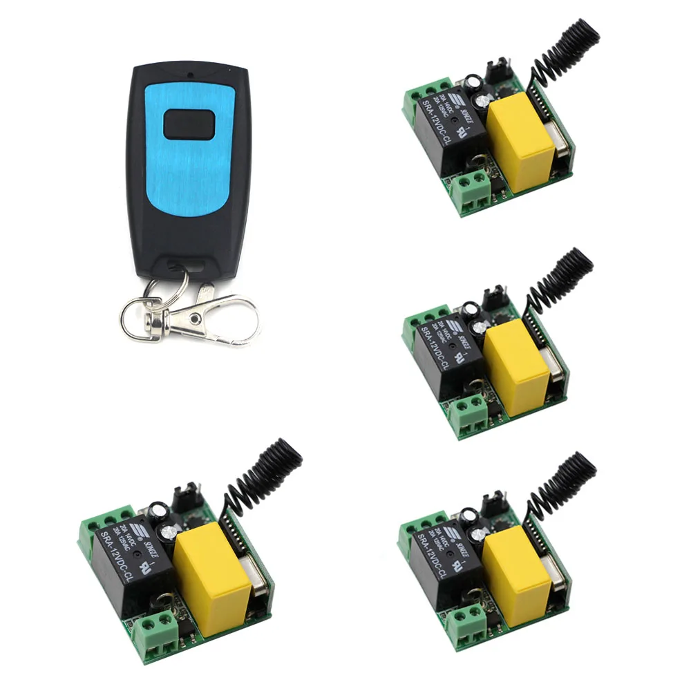 AC 220V 1CH Relay Wireless Remote Control Switch Teleswitch Power ON/OFF Receiver Transmitter Toggle Momentary Latched | Обустройство
