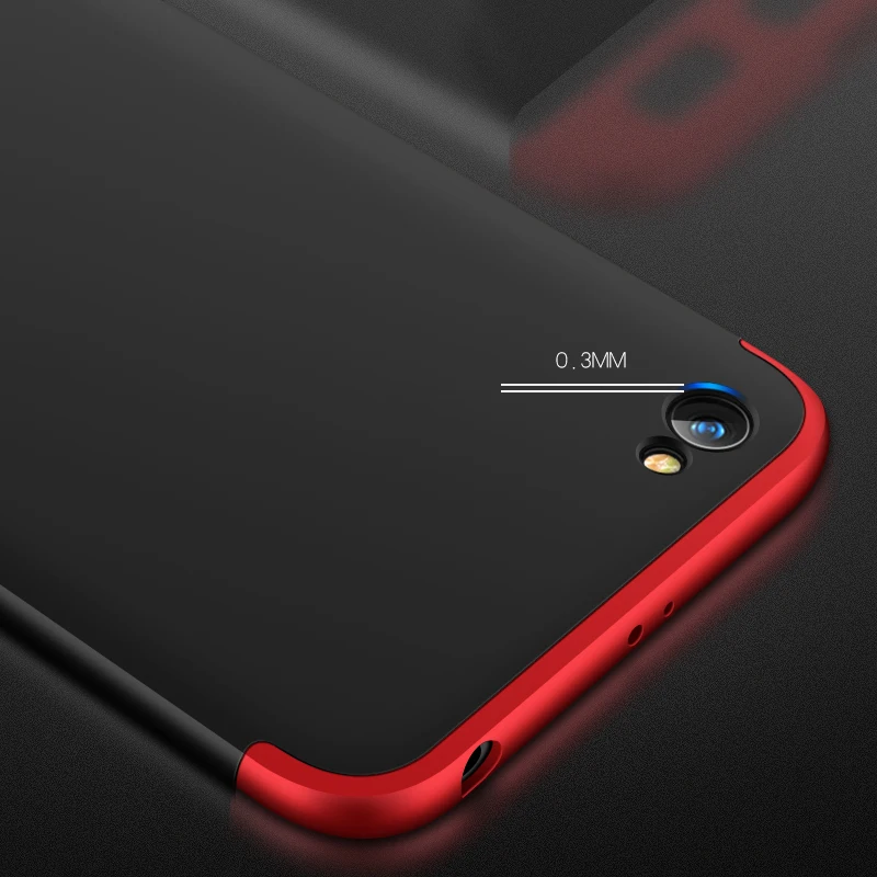 360 Degree Full Cover Case For Xiaomi Redmi Y1 Lite With Tempered Glass Luxury Plastic | Мобильные телефоны и аксессуары
