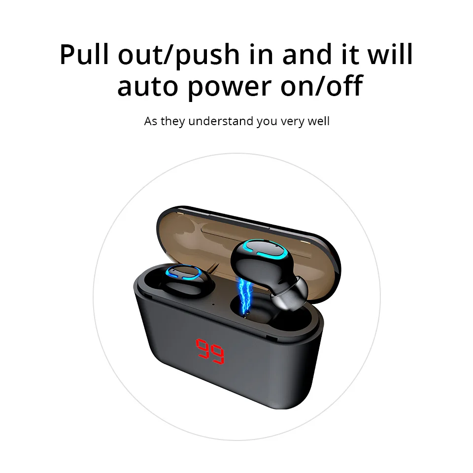 Беспроводная гарнитура HBQ Q32 TWS Bluetooth 5 0 с микрофоном мини беспроводные