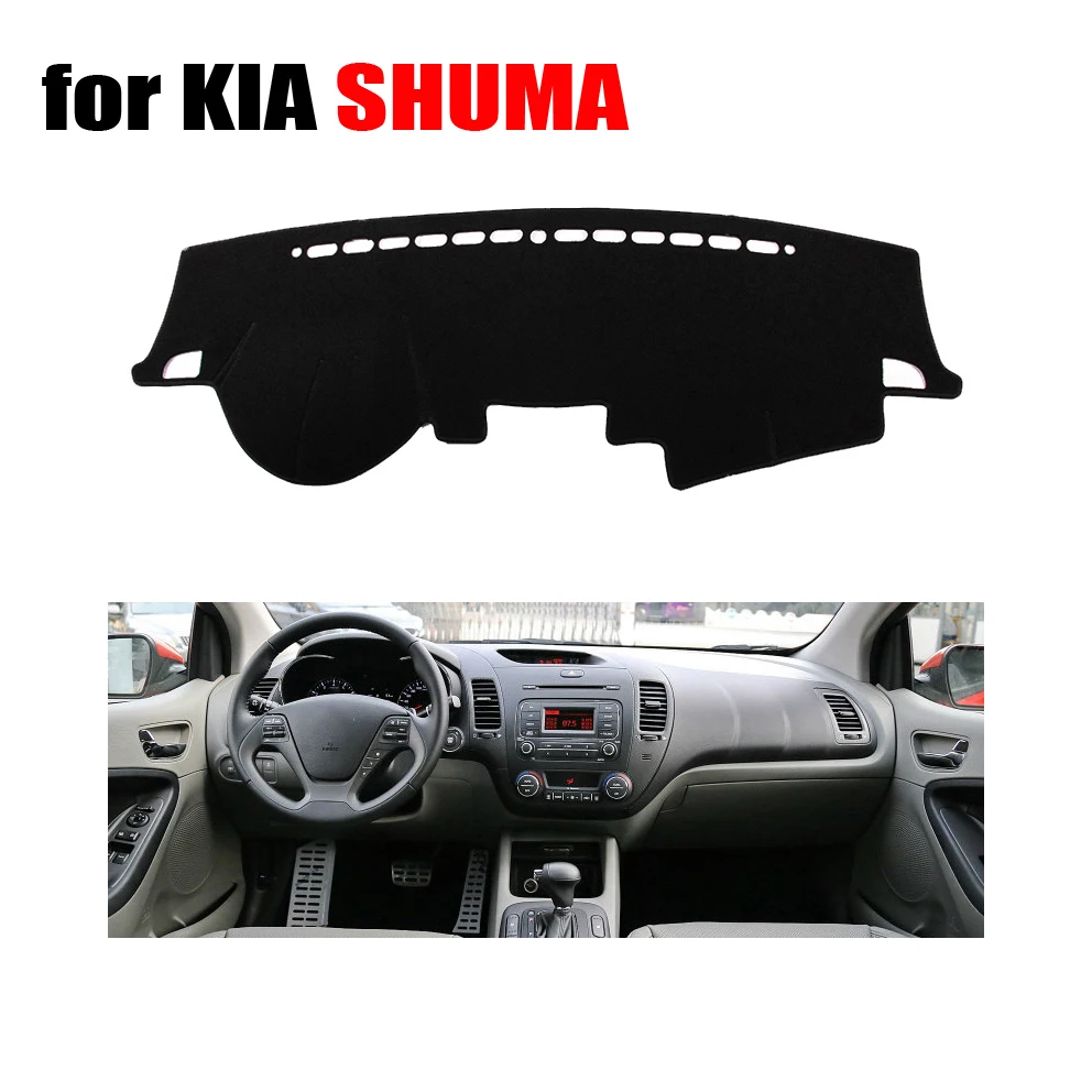 Чехол для приборной панели автомобиля коврик KIA SHUMA на все годы левосторонний