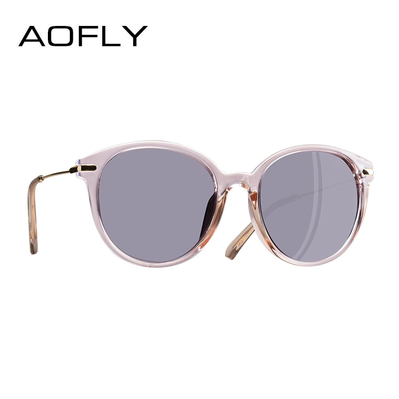 AOFLY, модные женские солнцезащитные очки, новинка, поляризационные, женские солнцезащитные очки, Ретро стиль, сплав, оправа, классический бренд, дизайнерские, оттенки, Oculos AF7913 - Цвет линз: C03Silver