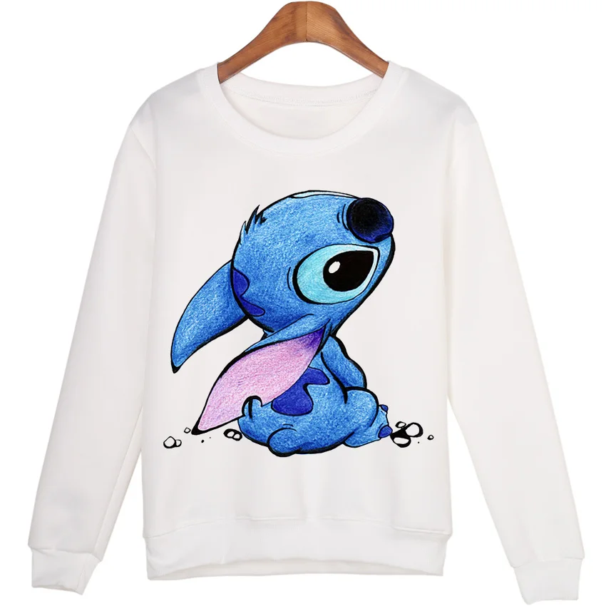 Новые модные 2016 для женщин Большие размеры Повседневное sudaderas Mujer мультфильм