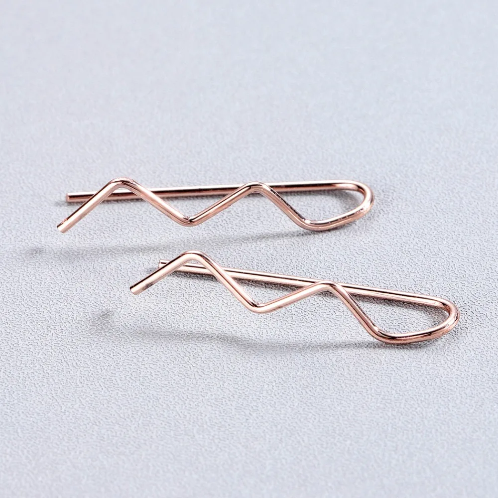 Женские сережки-гвоздики Chandler M в форме лазания серьги для пирсинга золотого и