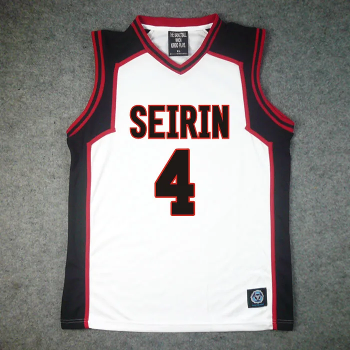 Мужская Трикотажная форма Kuroko No Basuke Basket SEIRIN спортивный костюм для мальчиков № 4 7