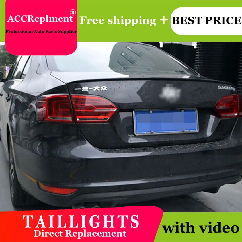 4 шт. стайлинга автомобилей для VW Jetta хвост светильник s 2011-2014 светодиодный задний