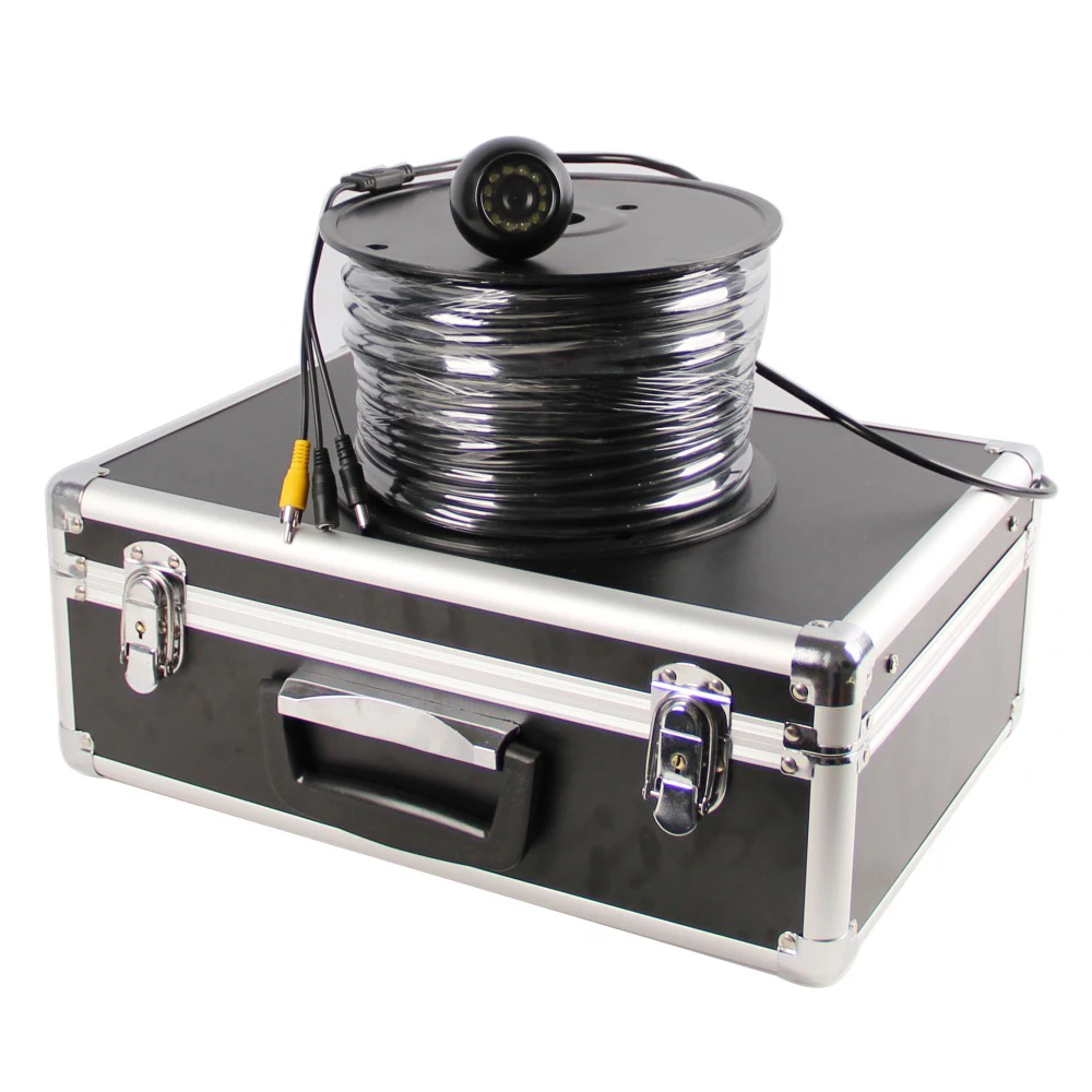 Комплект подводной рыболовной камеры в форме купола с кабелем глубиной 50 метров