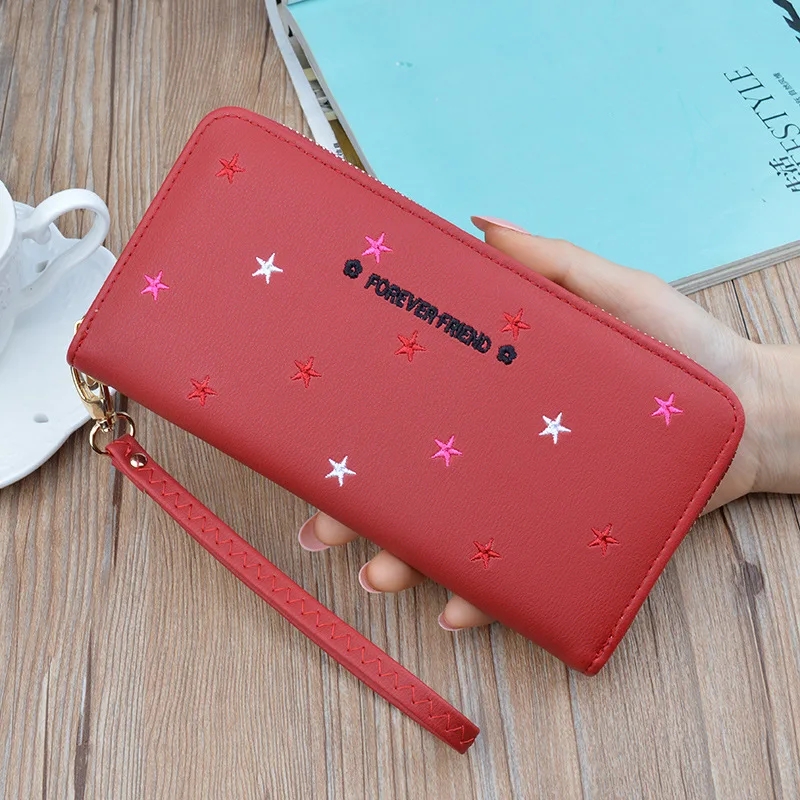 Женский кошелек Длинный из искусственной кожи Фирменные женские кошельки