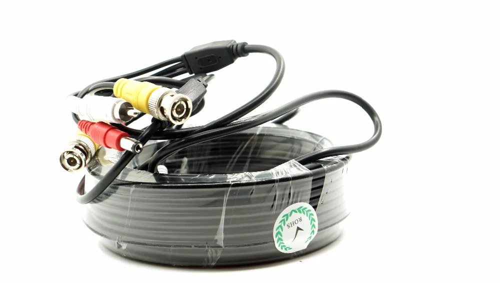 

Vehicle DVR av bnc RCA cable 40M with audio video car cctv cable