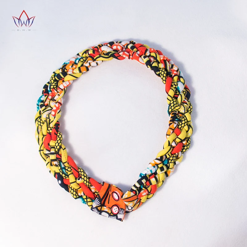 Лидер продаж 2020 Африканский чокер Дашики ручной работы ожерелье для женщин 12