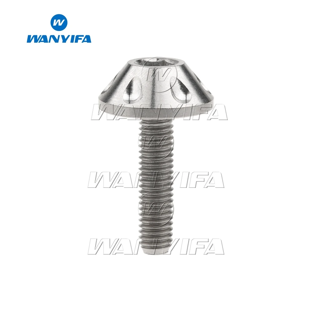 Титановый "Wanyifa" Болт M5x20mm зонтик голова пробивая винт для мотоцикла оболочки