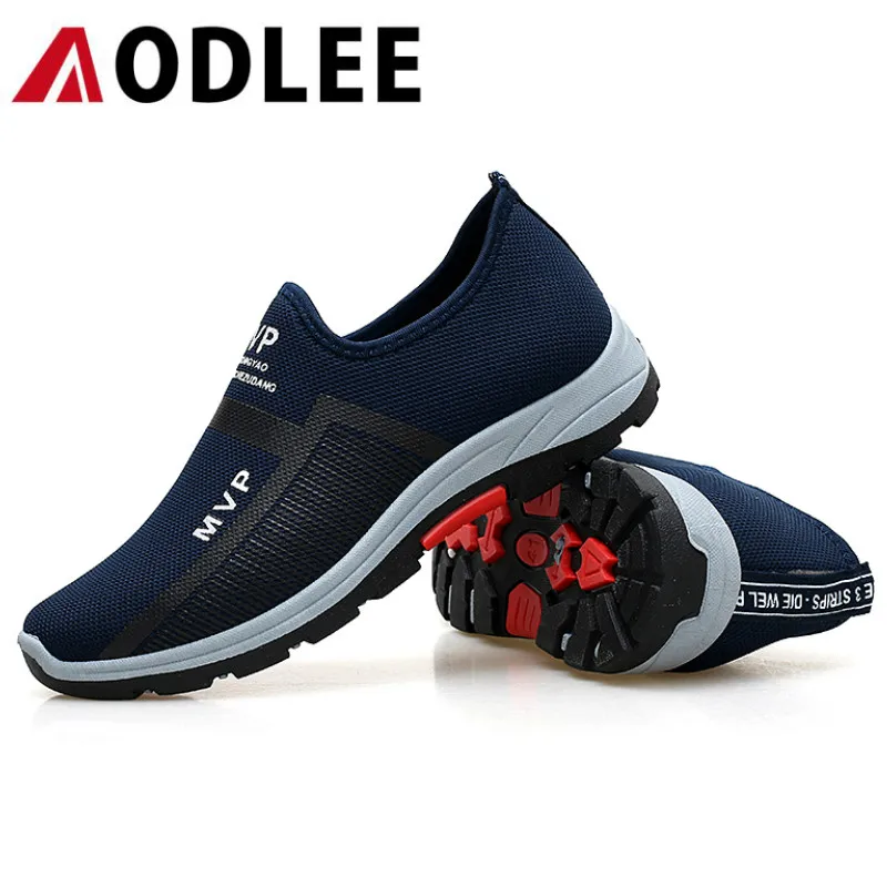 AODLEE Fashion Mens Shoes Casual Luxury Brand Men Loafers Sneakers Mesh Driving Boat Slip on |