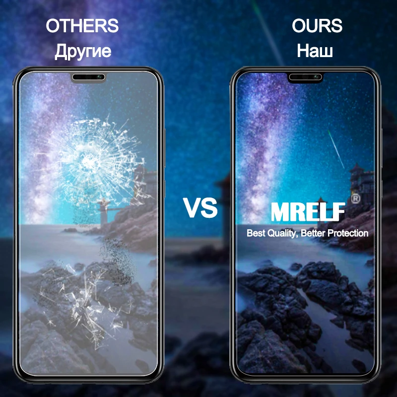 MRELF закаленное стекло для Huawei Honor 8X Защита экрана Защитное телефона