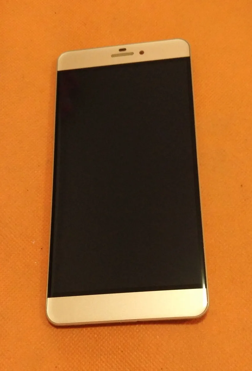 Б/у Оригинальный сенсорный экран и ЖК-дисплей + рамка для Ramos R9 MTK6753 Octa Core 5 2 &quot
