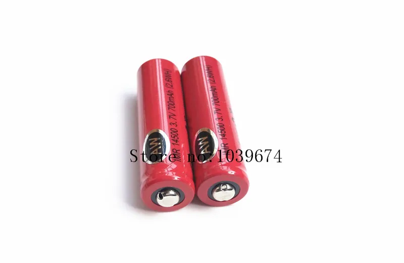 14500 700mah 3 7 V литий ионный аккумулятор 2.6WH аккумуляторные батареи (Tip top)