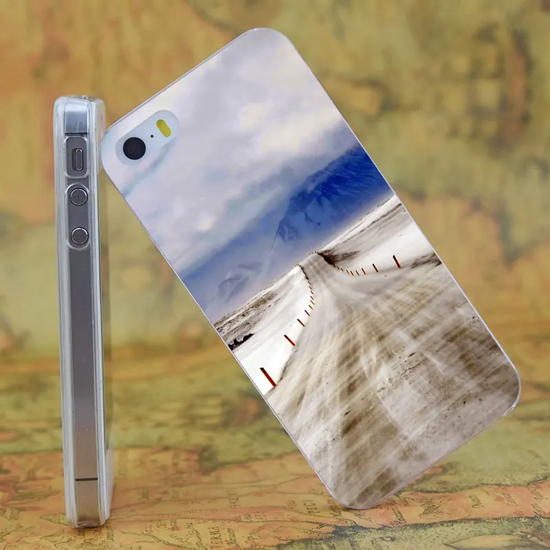 E3840 исландский Прозрачный Жесткий Тонкий чехол для Apple iPhone X XR XS Max 4 4S 5 5S SE 5C 6 6S 7 8 Plus