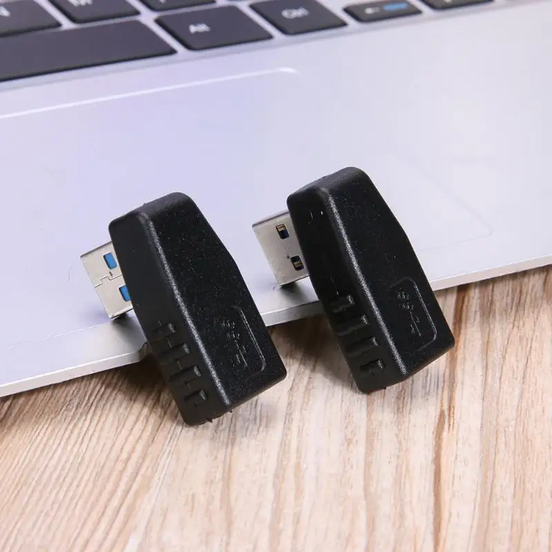 USB 3.0 локтевой Кабель адаптер удлинитель штекер гнездо 90 градусов компьютерные