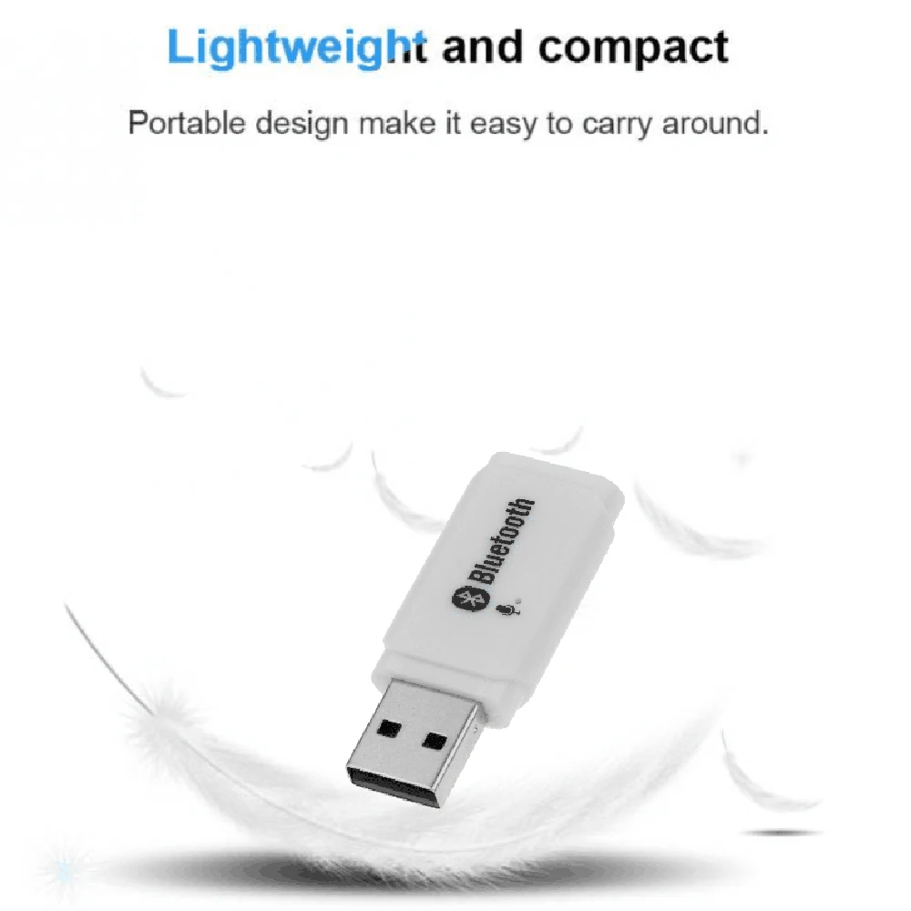 Kebidu Mini USB Bluetooth 5 0 беспроводной аудио адаптер стерео приемник Handsfree автомобильный