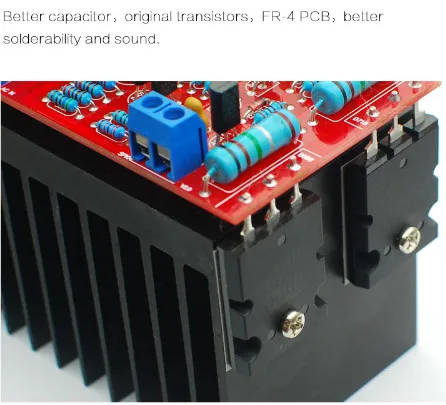 Двойной AC12-28V 50 Вт + A1943 C5200 транзисторы класса AB стерео amlifier board | Электроника