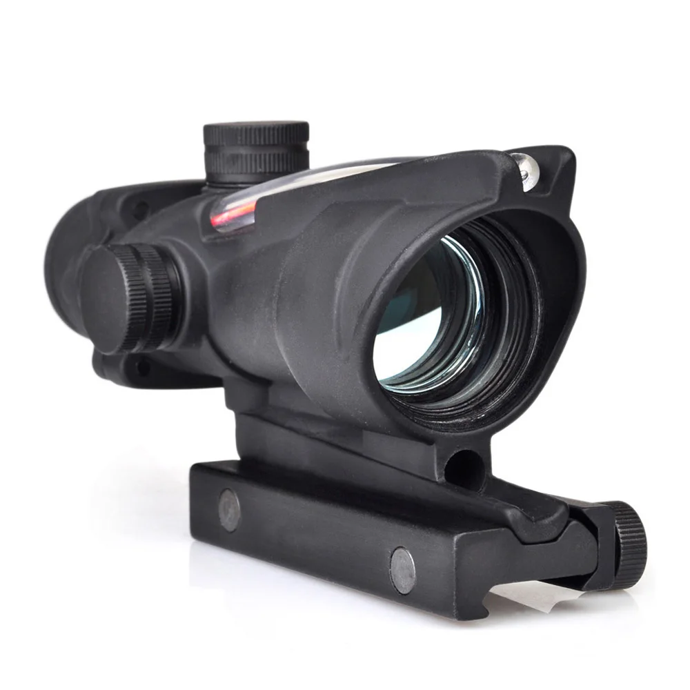 SEIGNEER оптика охотничий прицел ACOG 1X32 Тактический настоящий зеленый/Красный точка