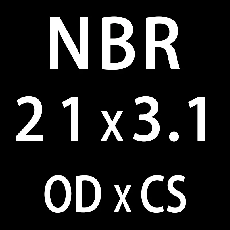 20 шт./лот резиновым кольцом NBR пломбирование уплотнительное кольцо 3,1 мм Толщина OD21/22/23/24/25/26/27/28/29/30 мм уплотнительное кольцо нитрил прокладка кольцо украшенное нефтью - Цвет: OD21mm