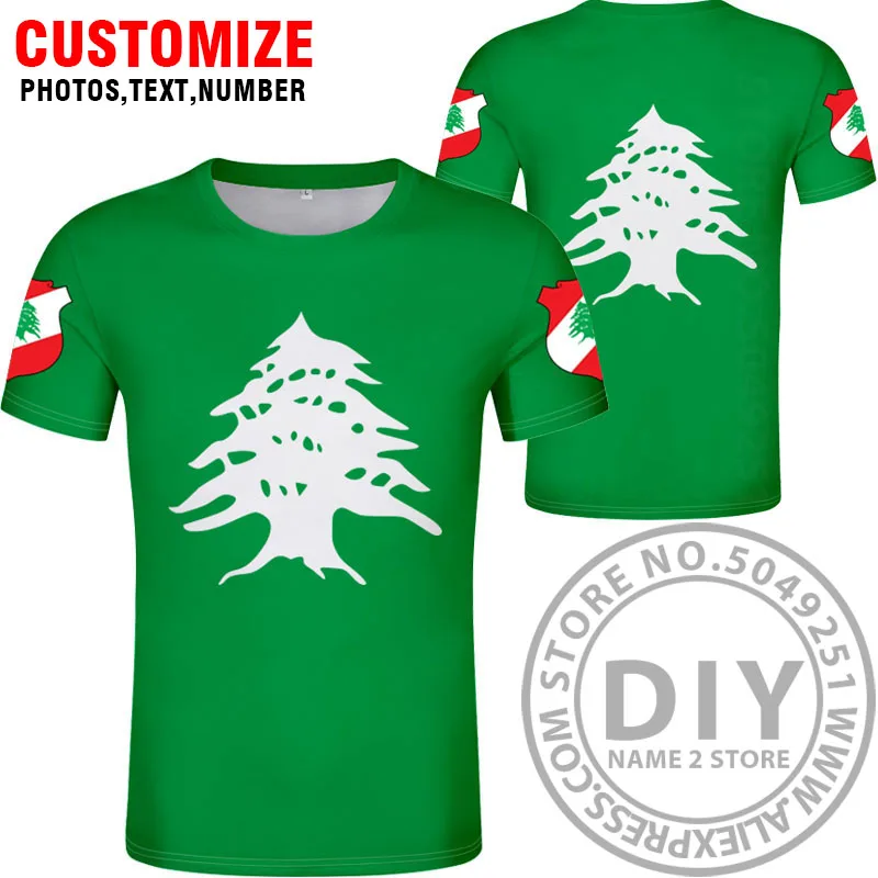 Style 8 LEBANON t shirt diy пользовательская именная футболка lbn nation flag lb arabic arab lebanan Страна Печать фото одежда - Цвет: Style 8