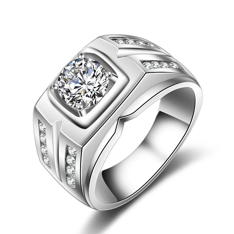 Подлинное высокое качество boss Puls карат Моделирование Moissanite обручальное кольцо